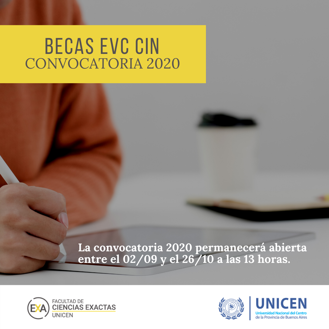  Becas  EVC CIN  Convocatoria 2022 Facultad de Ciencias 